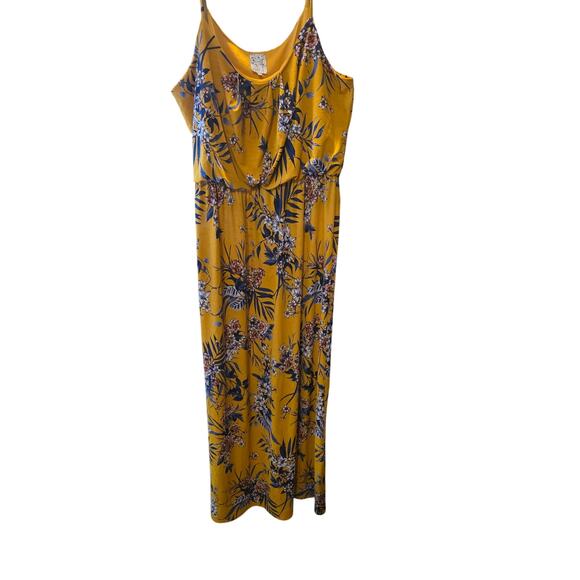 Naif Long Dress XL Womens Sleeveless Pullover Multicolor Floral Anthropologie - Picture 1 of 7
